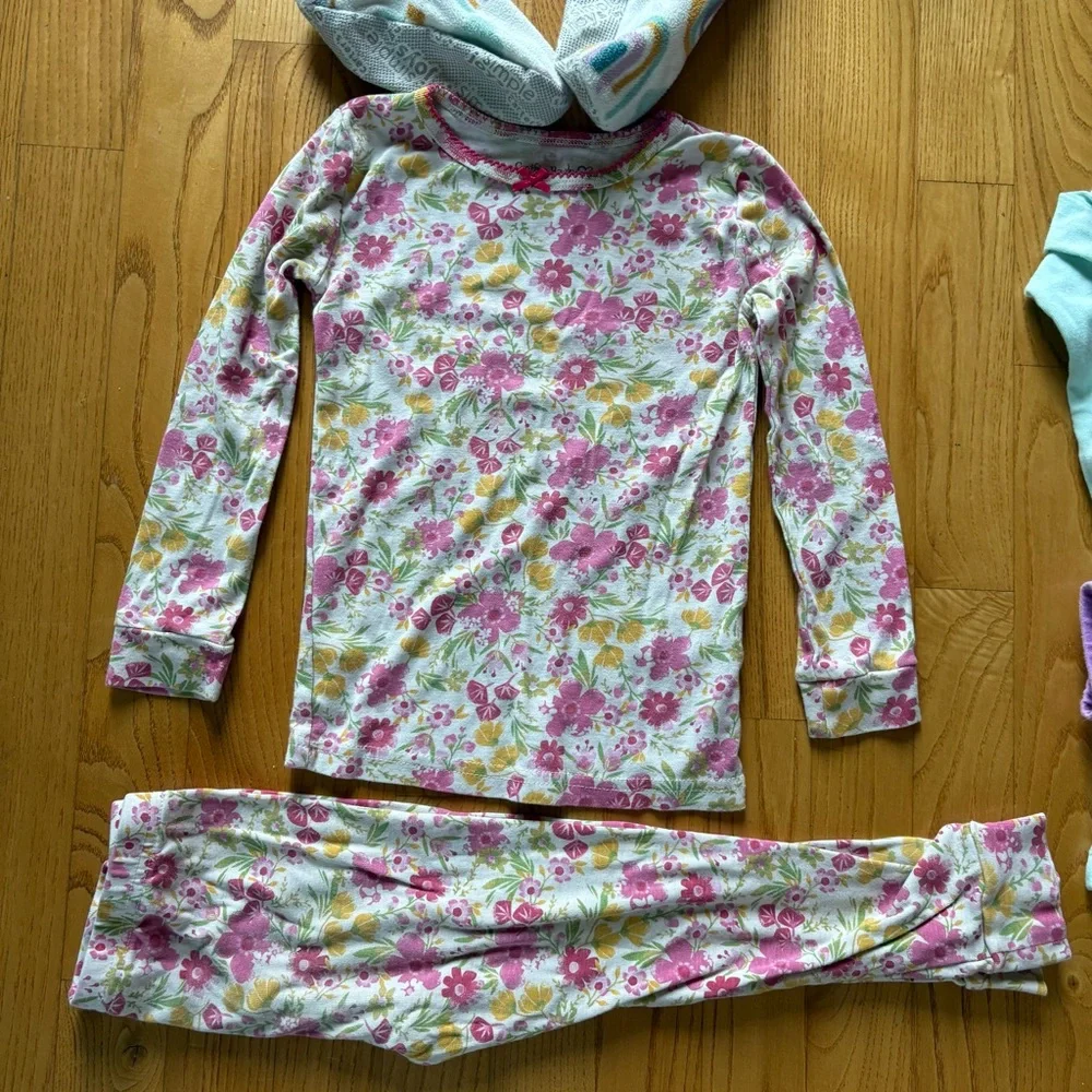 14 Piece Girls Pajamas Sets 2 Pc Lot Sizes 4T 4 5 5T XS Small Fall Spring Winter
